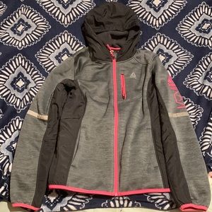 Reebok, pink and gray, womens Medium